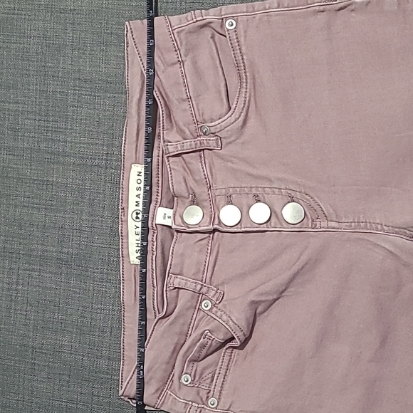 Ashley Mason Pink Skinny Jeans, Size 5 - Juniors - Picture 5 of 7